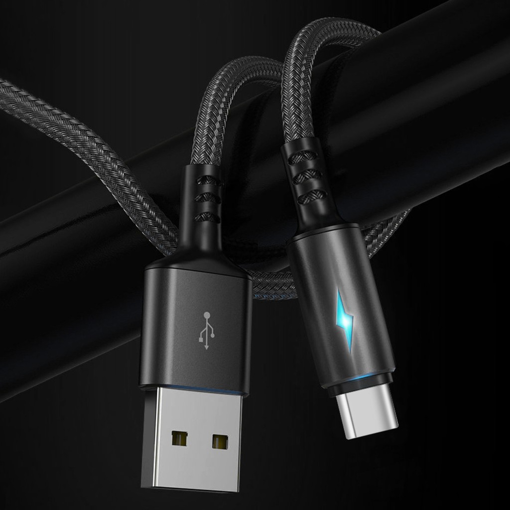 Dây Cáp Sạc Nhanh 5A Micro USB Loại C Dây Bện