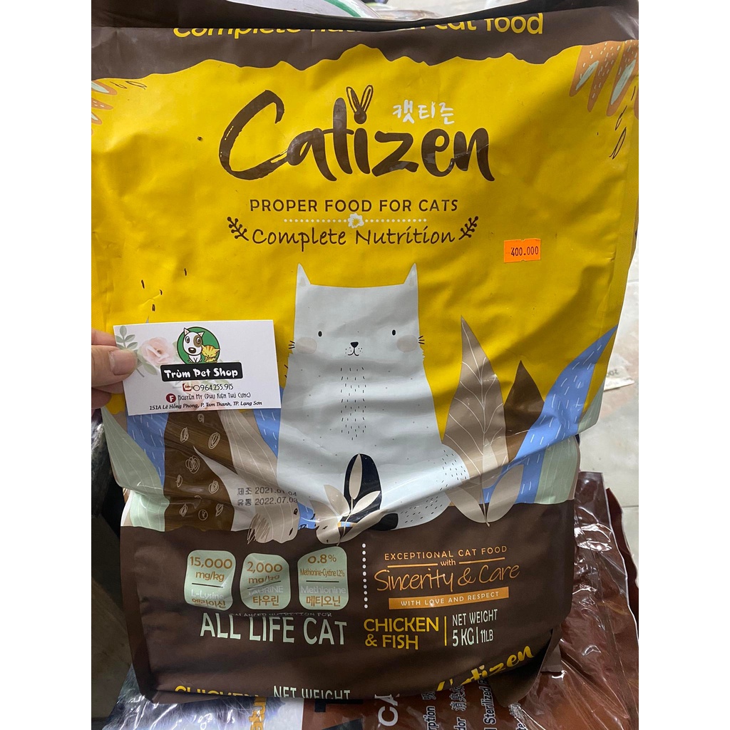 Combo 5kg thức ăn mèo