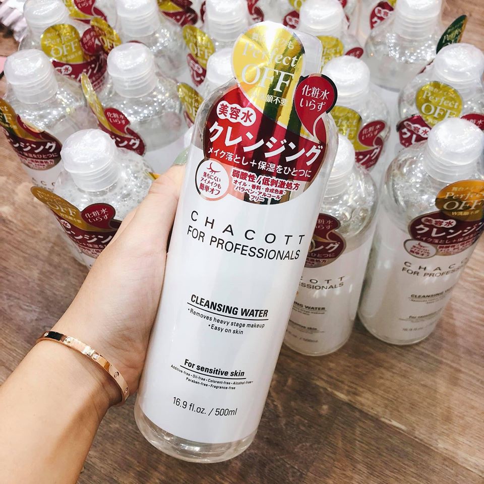 [Au-Sẵn] Tẩy Trang Chacott 500ML