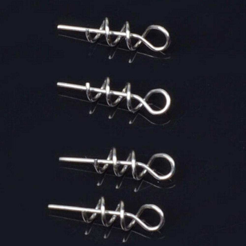 MUVAKO Set 100 Móc Lò Xo Gắn Mồi Câu Cá Tiện Dụng