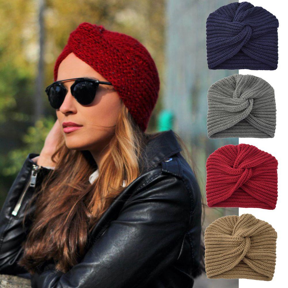 Mũ Turban Dệt Kim Thời Trang Cho Nữ