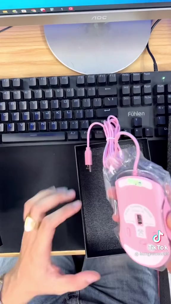 Chuột Gaming G702 CRYSTAL Led RGB 4 nút lập trình 12000 DPI bảo hành 12 tháng - CBF Tony | BigBuy360 - bigbuy360.vn