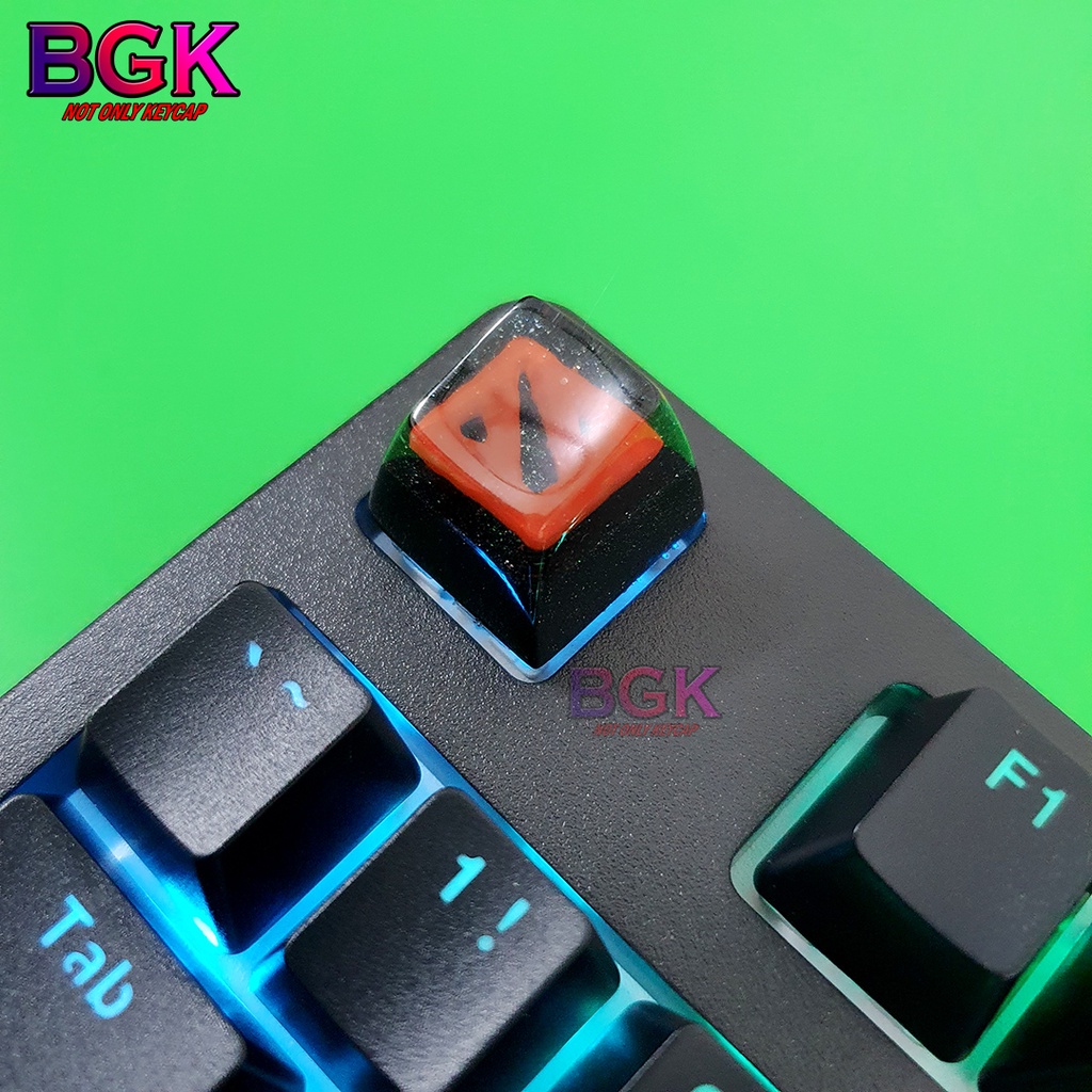 Keycap Lẻ hình LOGO DOTA 2 SA profile ( keycap resin độc lạ )( Keycap Artisan )