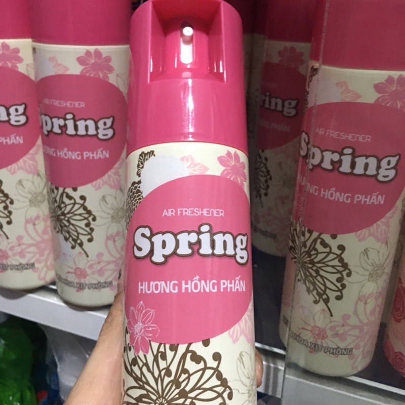 Nước xịt phòng Spring hương Hồng phấn chai 280ml -Dearsieure