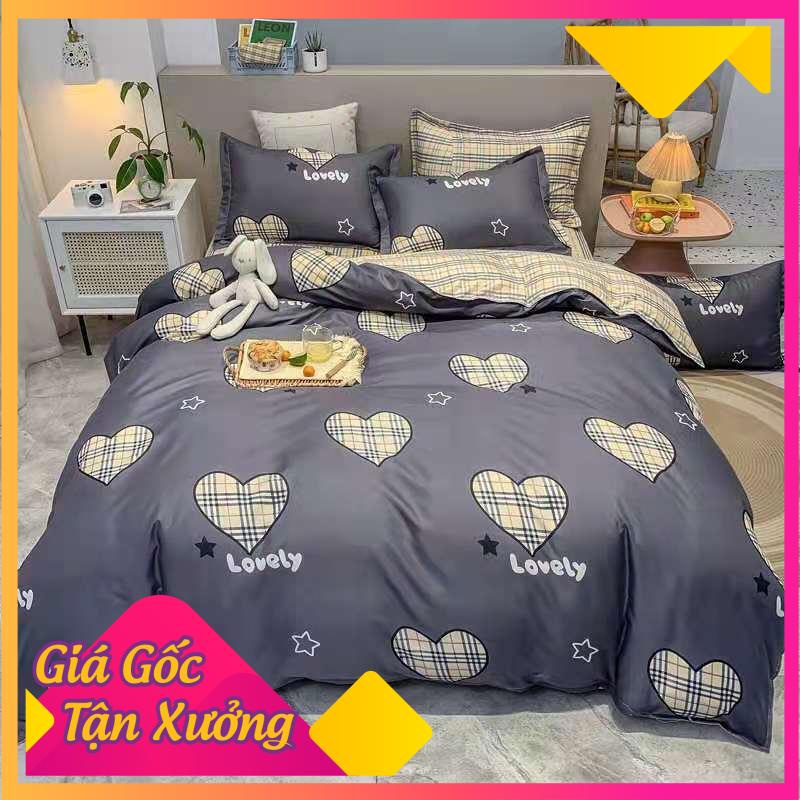 Set Chăn Ga Gối Cotton Poly Maibedding 2021  1m6/1m8/2m  Maibedding Thấm Hút Mồ Hôi Đủ Loại Màu Họa Tiết Giá Rẻ Nhất