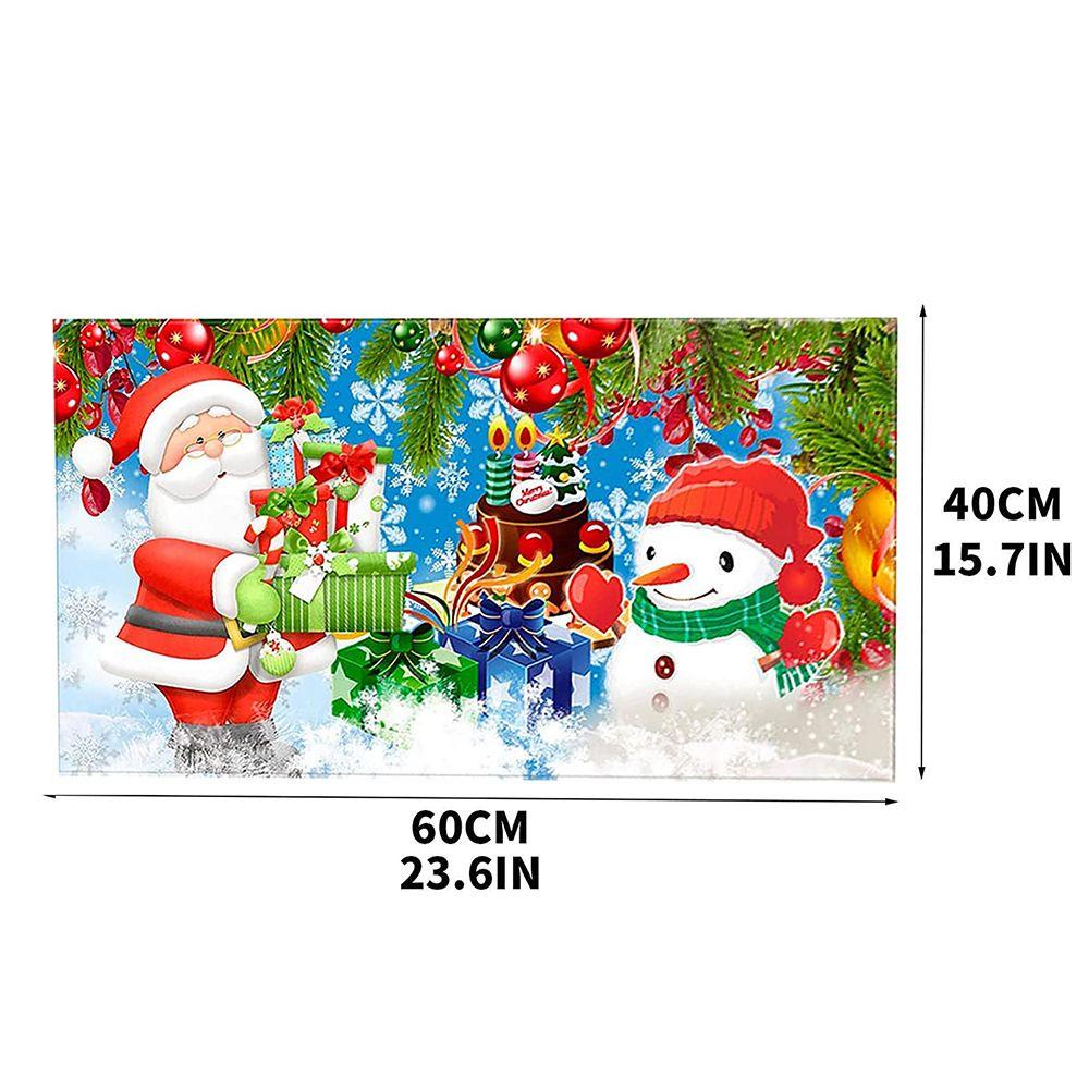 Thảm Lót Sàn Nhà Bếp Chống Trượt Siêu Bền Phong Cách Giáng Sinh