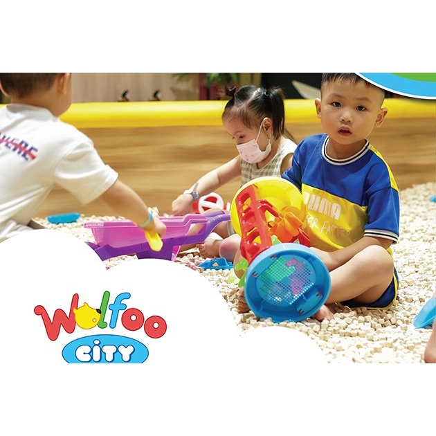 Hà Nội [E-Voucher] Vé vào cổng khu vui chơi Wolfoo City áp dụng Thứ 7, Chủ nhật và Lễ Tết