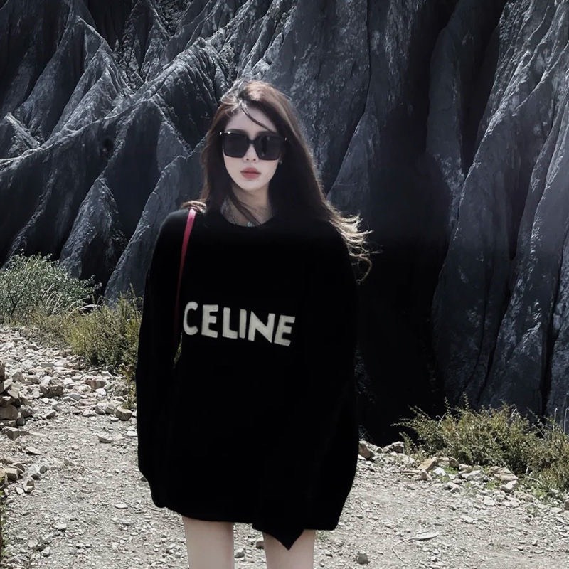 Áo Nỉ Sweater Celine Form Rộng, Hoodie Nam Nữ Unisex, Chất Liệu Nỉ Bông Cao Cấp Dày Dặn, Hottrend 2021 | BigBuy360 - bigbuy360.vn