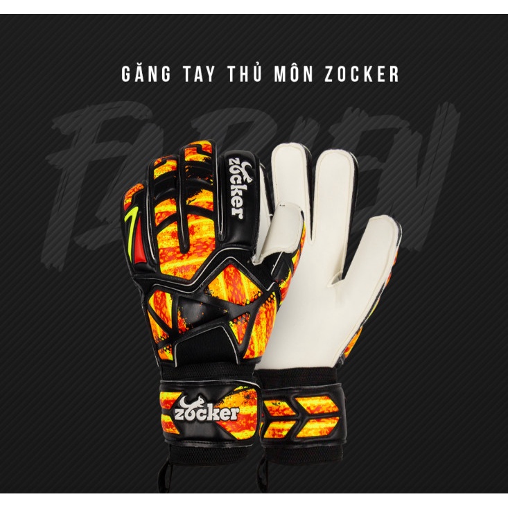 Găng Tay Thủ Môn Chính Hãng Zocker Fabien - Mẫu Cao Cấp 2022 - Bắt Là Dính