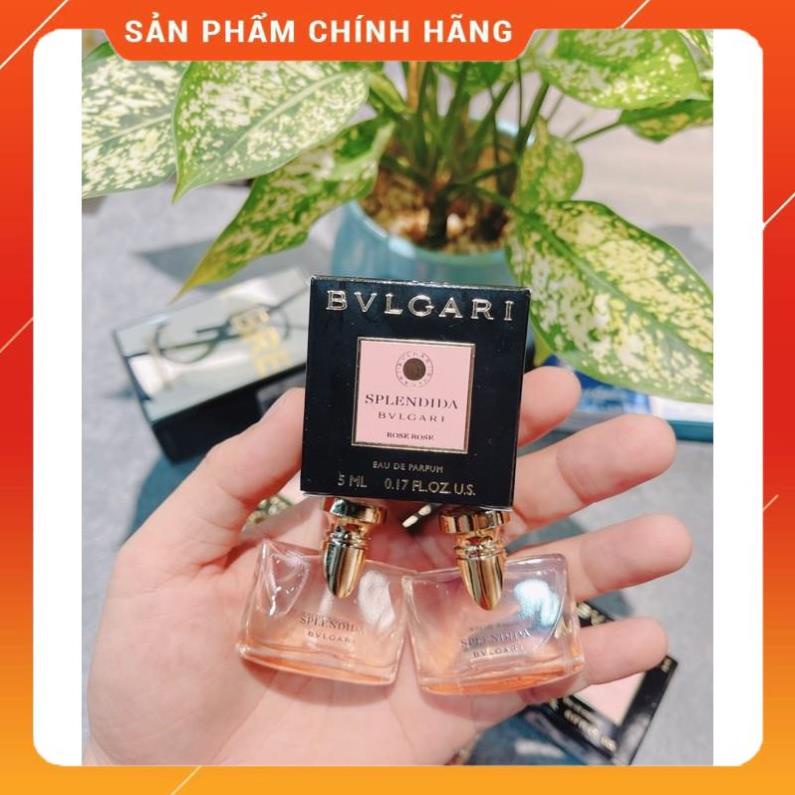 Nước Hoa Nữ Mini Bvlgari Splendida Rose Rose Eau de Parfum 5ml Hàng Chính Hãng - M117