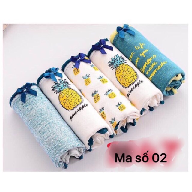 Set 5 chip cotton điều hoà cute