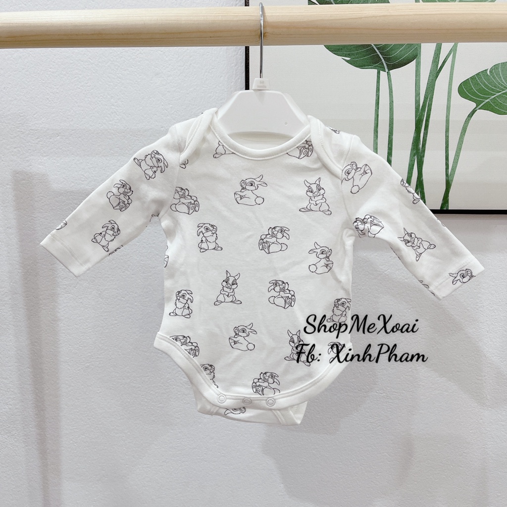 [Chọn mẫu][Size 50cm] Bodysuit dài tay cho bé size từ 2,5-3,5kg