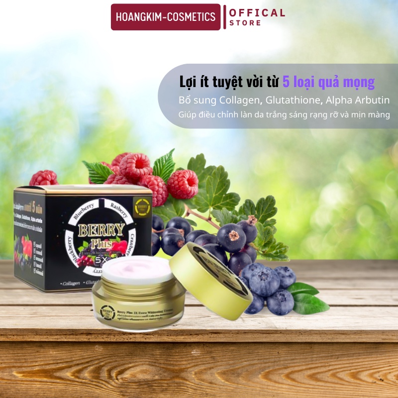 Kem dưỡng trắng da sạch nám Berry Plus 5X 20g Thái Lan