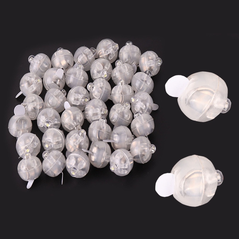 Set 50 Đèn LED Phát Sáng Hình Quả Bóng Dùng Trang Trí Năm Mới