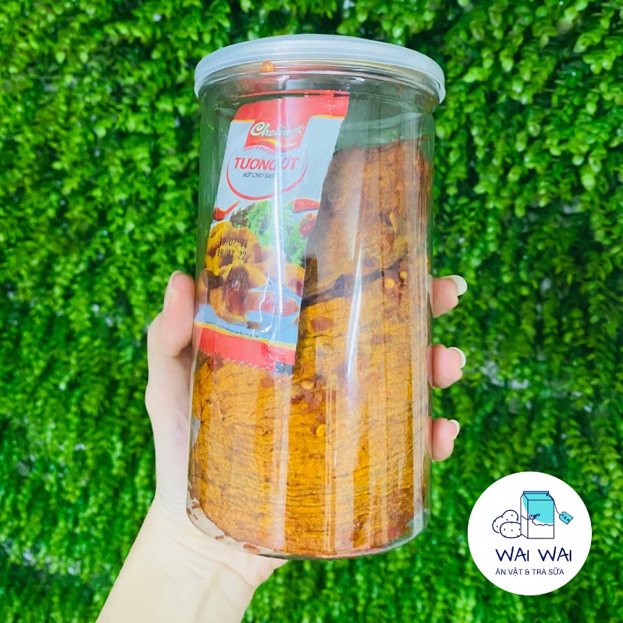 Khô Bò Miếng Lon Pet 250gr - Khô Bò Siêu Cay Nguyên Miếng Hồng Ngự. | BigBuy360 - bigbuy360.vn
