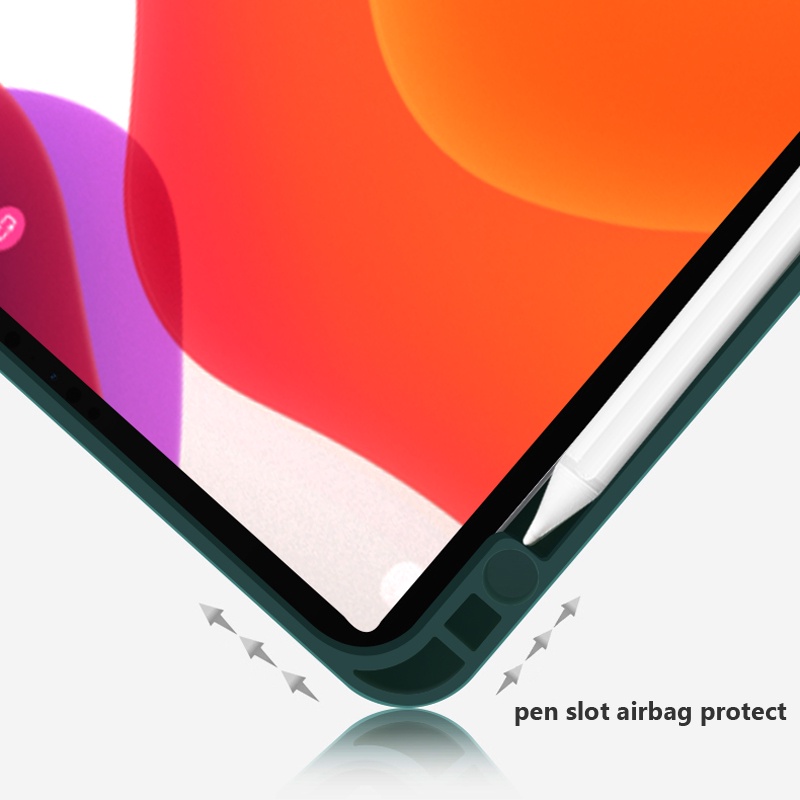Ốp máy tính bảng da nắp lật có bàn phím không dây cho Samsung Galaxy Tab S7 FE S7 Plus Tab S6 Lite A7 10.4