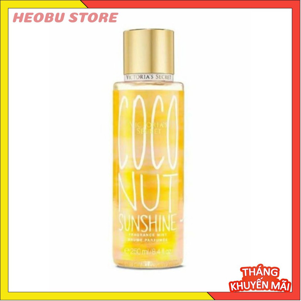 🐷 Xịt Thơm Body Victoria’s Secret Coconut Sunshine #heobu