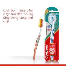 Vỉ đôi 2 cây bàn chải đánh răng Colgate Slim soft advanced lõi kép siêu mềm mảnh
