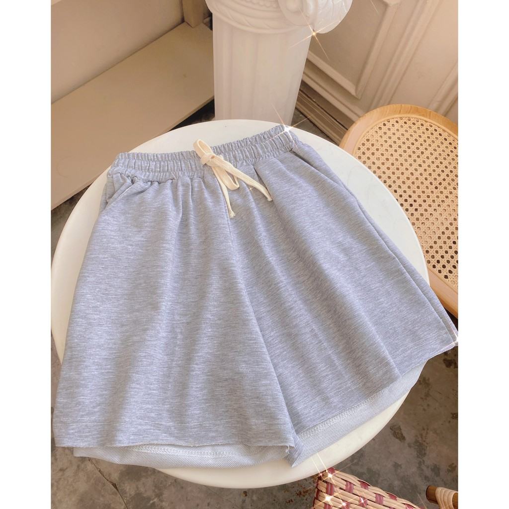 [DEAL SIÊU HỜI] Quần shorts trơn form rộng nhiều màu basic ulzzang - Made by Fiin