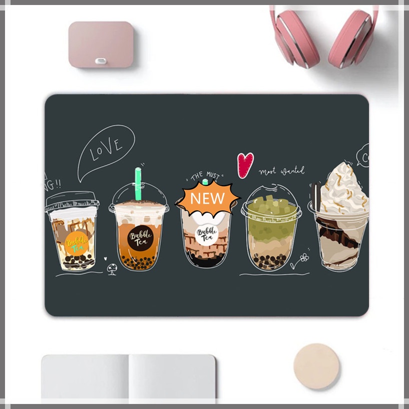 Ốp bảo vệ họa tiết trà sữa có dán bàn phím thích hợp cho M2 Air 13 A2681 mới 2021 Pro 14: A2442 M1 Pro