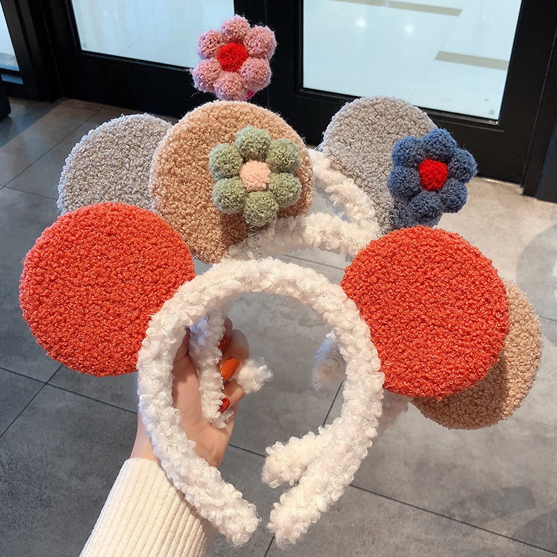 Băng đô cài tóc tai chuột mickey hoa xinh phong cách Nhật Bản dễ thương xinh xắn mã ct4