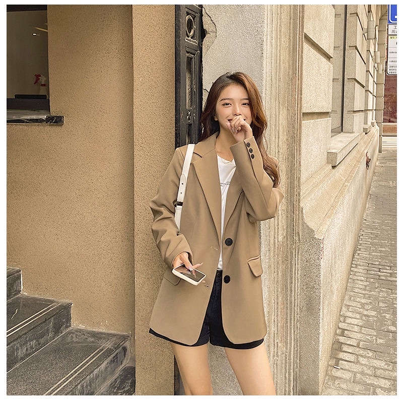 Áo blazer mẫu mới siêu cấp 2 lớp có đệm vai chuẩn hàng quảng châu