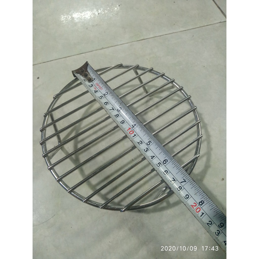 Vỉ nướng tròn inox 304 dùng trong lò nướng halogel