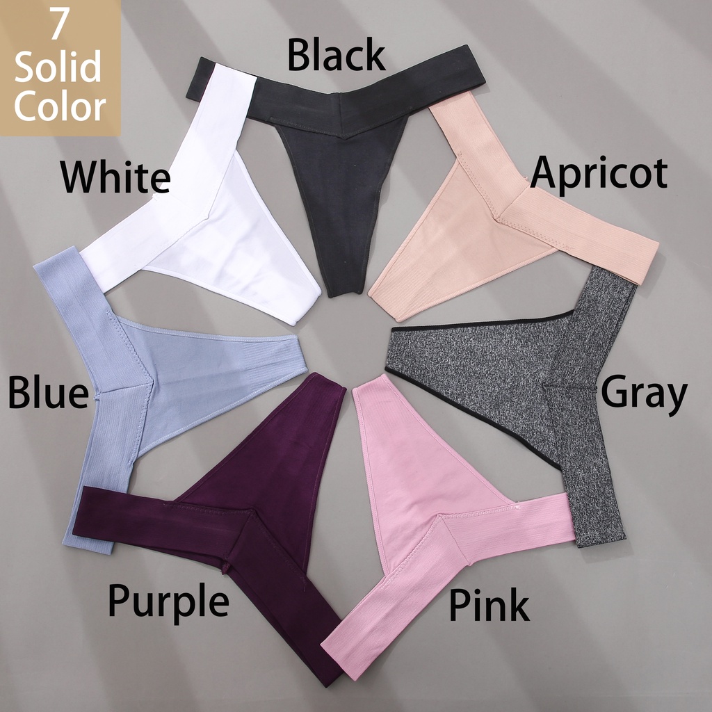 Cute Byte  Set 2 quần lót nữ lọt khe màu sắc thời trang