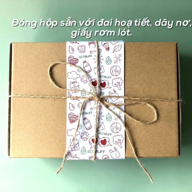 Quà tặng Ecobuff Giftset Tối giản chăm sóc toàn thân tặng bạn trai, bạn gái dịp sinh nhật, Valentine, 8-3, 20-10
