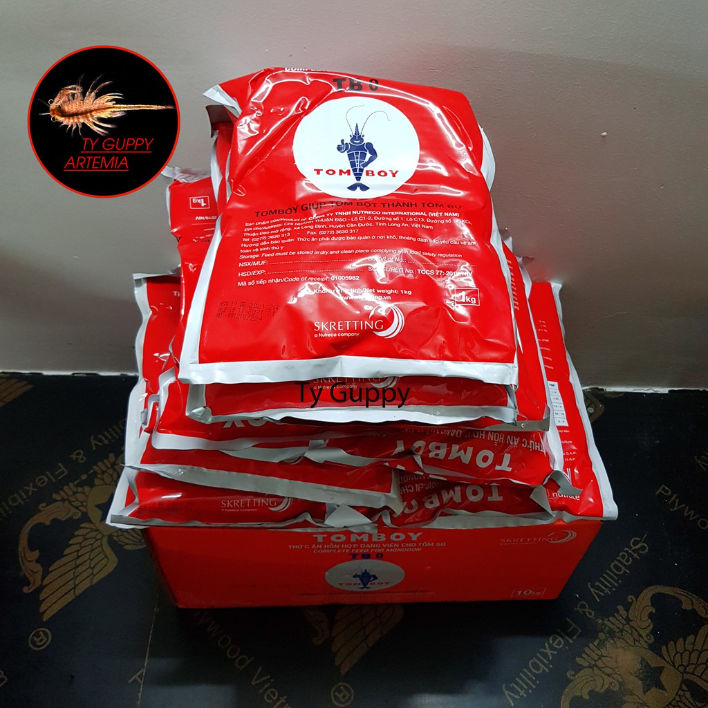 Cám Tomboy TB0 hạt mịn ,thức ăn cho cá 7 màu,betta...và artemia sinh khối