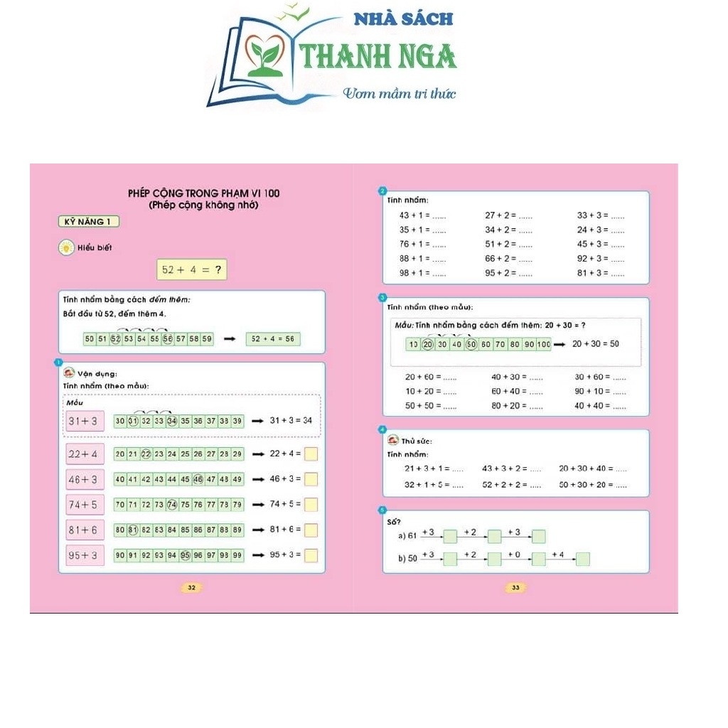 Sách - Rèn kỹ năng tính nhanh tính nhẩm bí quyết học giỏi toán cho bé