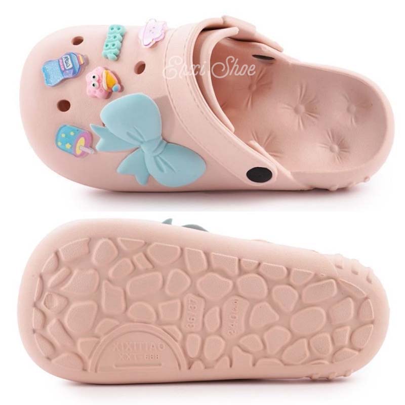 Giày Búp Bê Đế Mềm Đính Nơ Xinh Xắn Cho Nữ