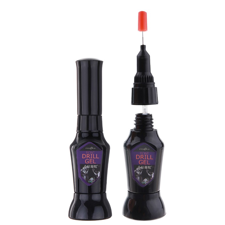 Bút keo trang trí móng tay nghệ thuật Monja thiết kế 2 trong 1 10ml