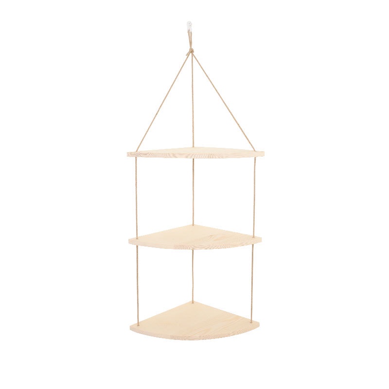 KỆ GỖ TREO GÓC DECOR NHÀ CỬA