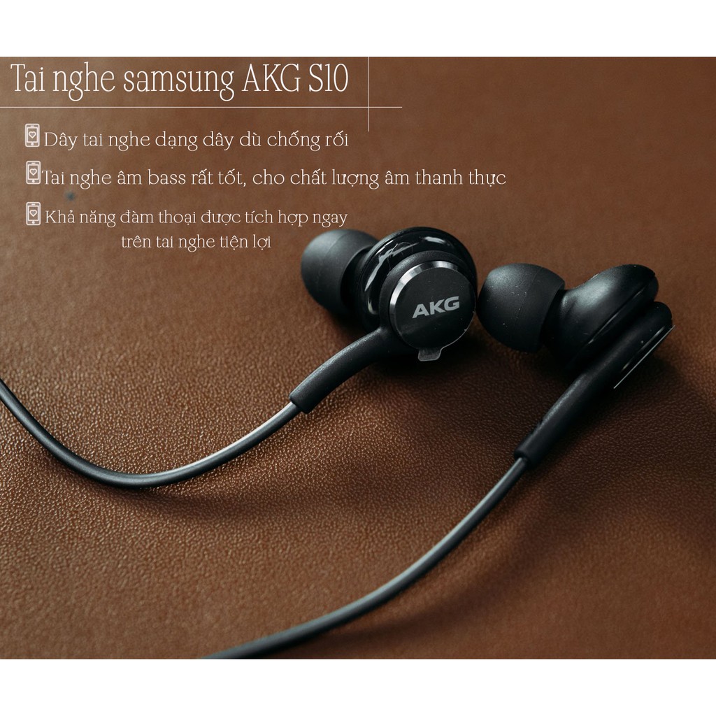 Tai nghe samsung AKG S10 tương thích nhiều loại máy, chống ồn cao, âm thanh sống động l Tai nghe samsung AKG S10