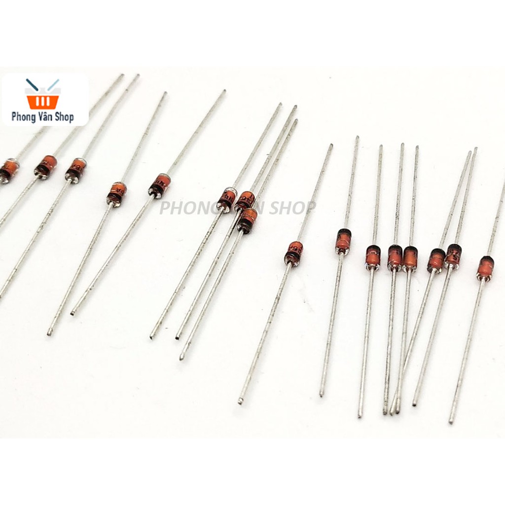 30 Điốt Diode Zener 1w các loại 3.3v 5.1v 6.8v 8.2v 9.1v 12v 18v 24v