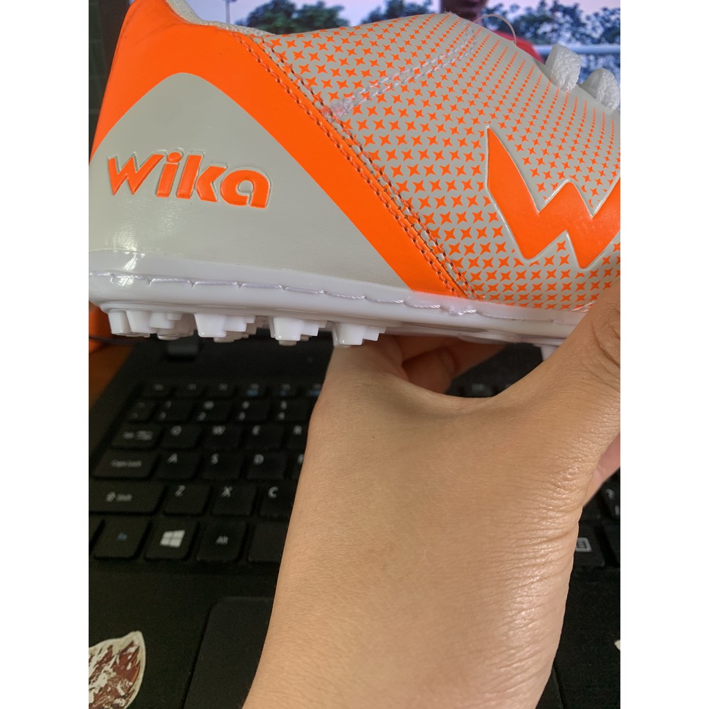(Xả Kho 3 Ngày)Giày đá bóng, giày bóng đá Chính hãng WIKA ULTRA 4 đế TF_siêu bền đã khâu full đế( tặng tất khử mùi)