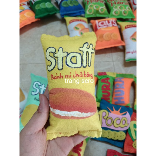 Bim bim, bánh mỳ tươi, kem các loại đồ dùng mầm non