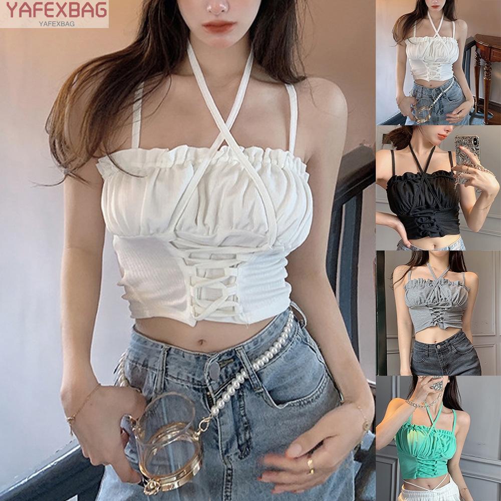 Women Top Solid Spandex Tank Top 95%Cotton A Shirt A-Line Sleeveless Bandage