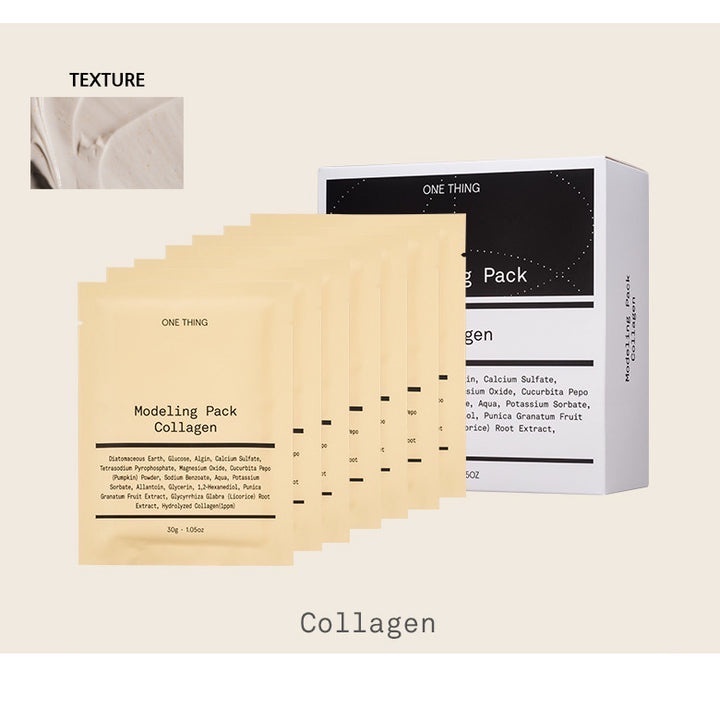 Mặt nạ dẻo One Thing Modeling Pack Collagen / Hyaluronic acid / Houttuynia Cordata