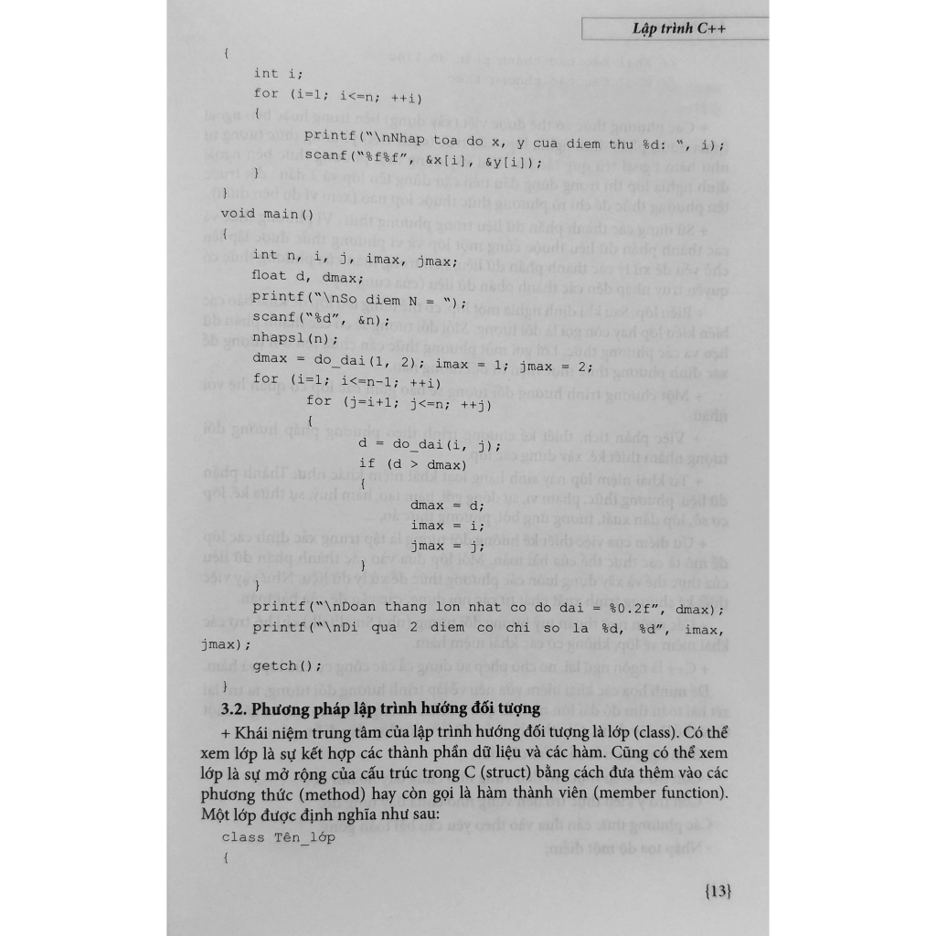 Sách - Giáo Trình C++ Và Lập Trình Hướng Đối Tượng