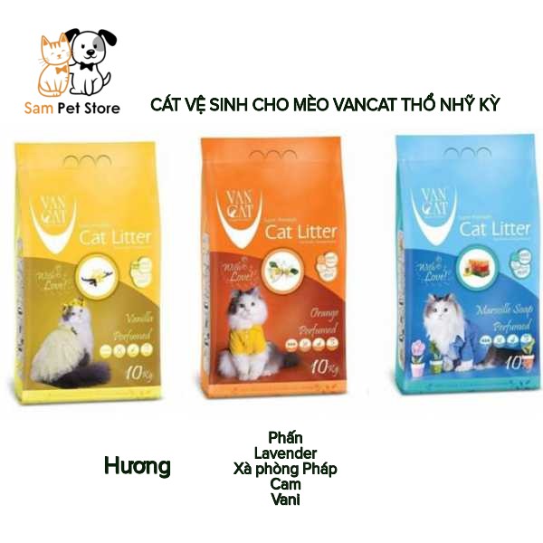 Cát vệ sinh cho mèo Vancat Litter 5kg