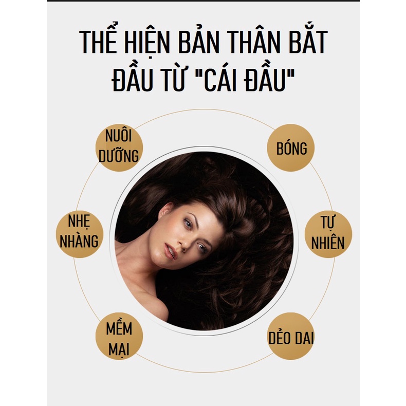 Son Nhuộm Tóc - Thỏi Son Nhuộm Phủ Che Tóc BạcThành Đen, Nâu Bền Màu - Son Nhuộm Chân Tóc Nhanh Chóng, Tiện Dụng