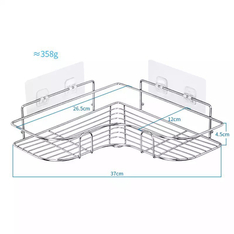 Kệ Góc Đa Năng Giúp Nhà Cửa Ngăn Nắp, Giá Kệ Để Đồ Thông Minh Chất Liệu Cao Cấp