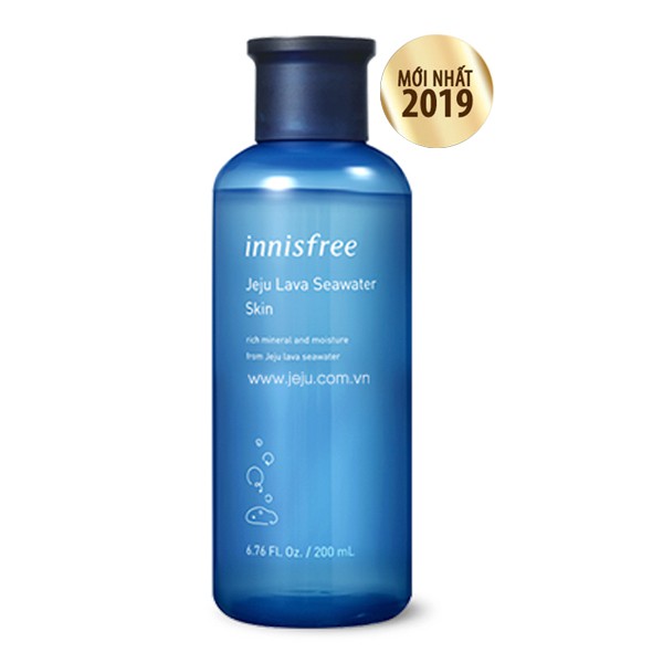 TONER DƯỠNG ẨM INNISFREE JEJU LAVA SEAWATER SKIN 200ML CHÍNH HÃNG - 5564