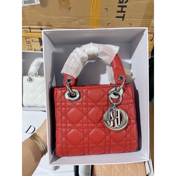 Túi D 3 ô tag bạc fullbox