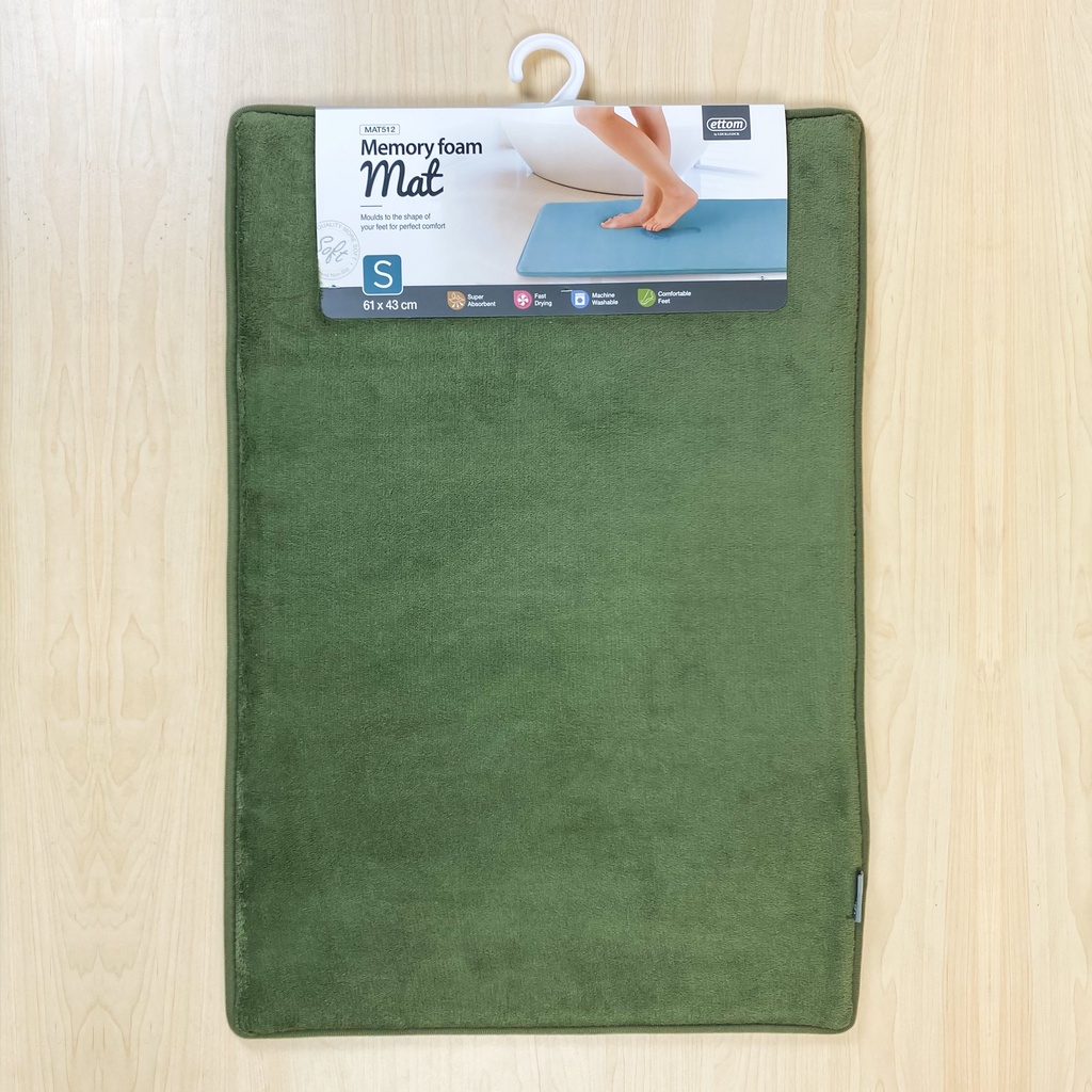 [LOCK &amp; LOCK] Thảm chùi chân Lock&amp;Lock Memory Foam MAT512 size S