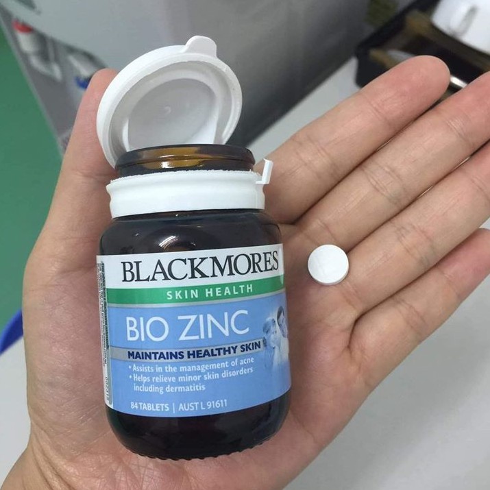 Viên Uống Bổ Sung Kem Bio ZinC Blackmores Úc - Trị_Mụn_Trứng_Cá, Kiềm Dầu