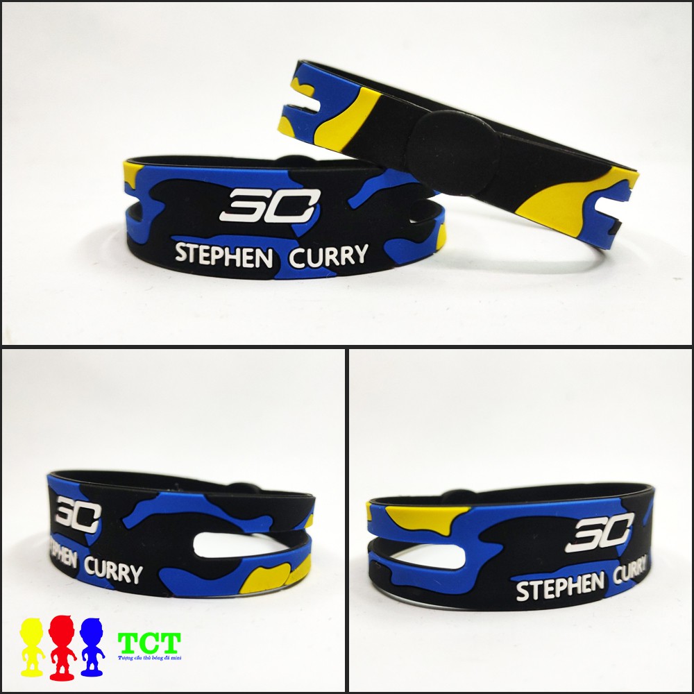 Vòng Tay Silicone Bóng Rổ NBA Phong Cách Rằn ri