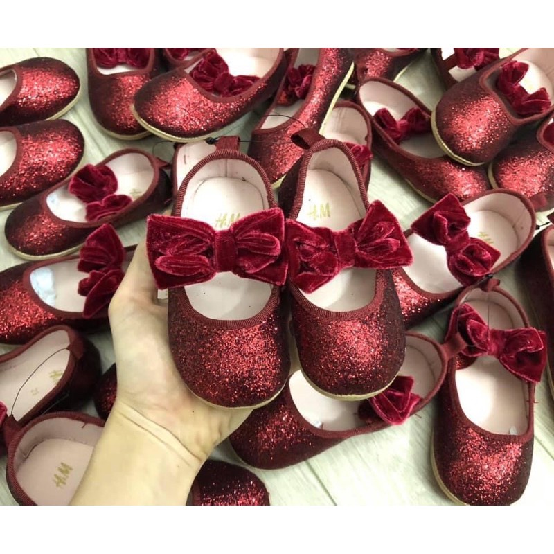 Giày búp bê quai nơ HM